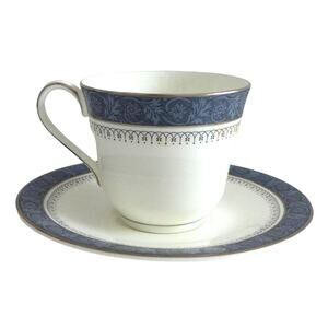 Royal Doulton Sherbrooke Fine China Teacup & Saucer Set